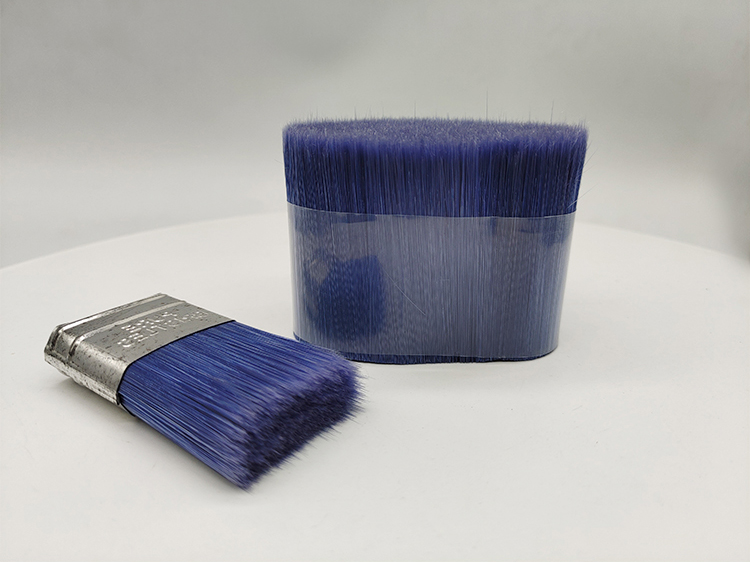 hollow brush bristle filament