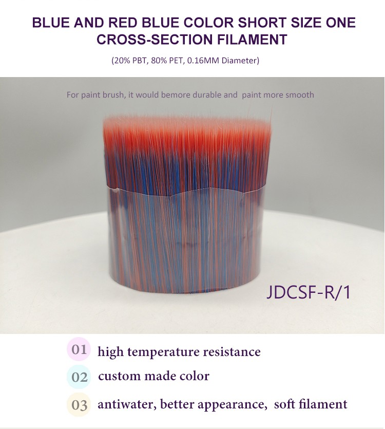 synthetic filament brush material