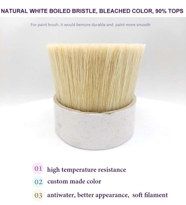 natural white bristle natural white bristle