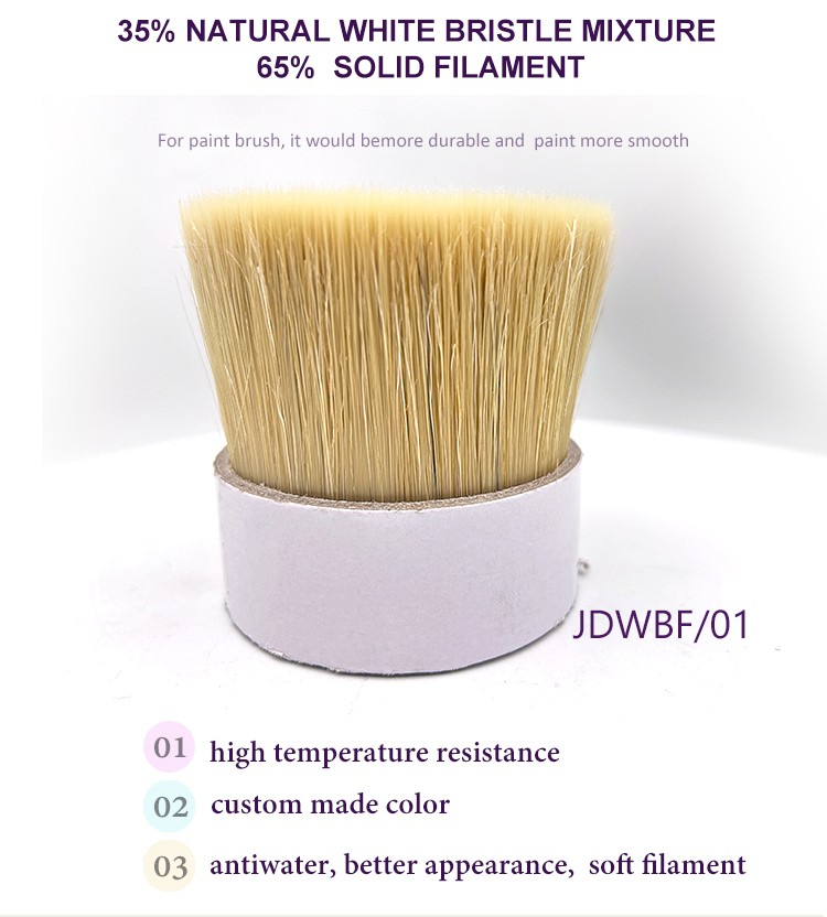Carefully selected polyester bristles Carefully selected polyester bristles